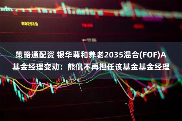 策略通配资 银华尊和养老2035混合(FOF)A基金经理变动：熊侃不再担任该基金基金经理